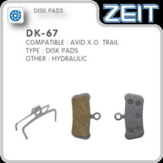 ZEIT DK-67 DISC BRAKE PADS